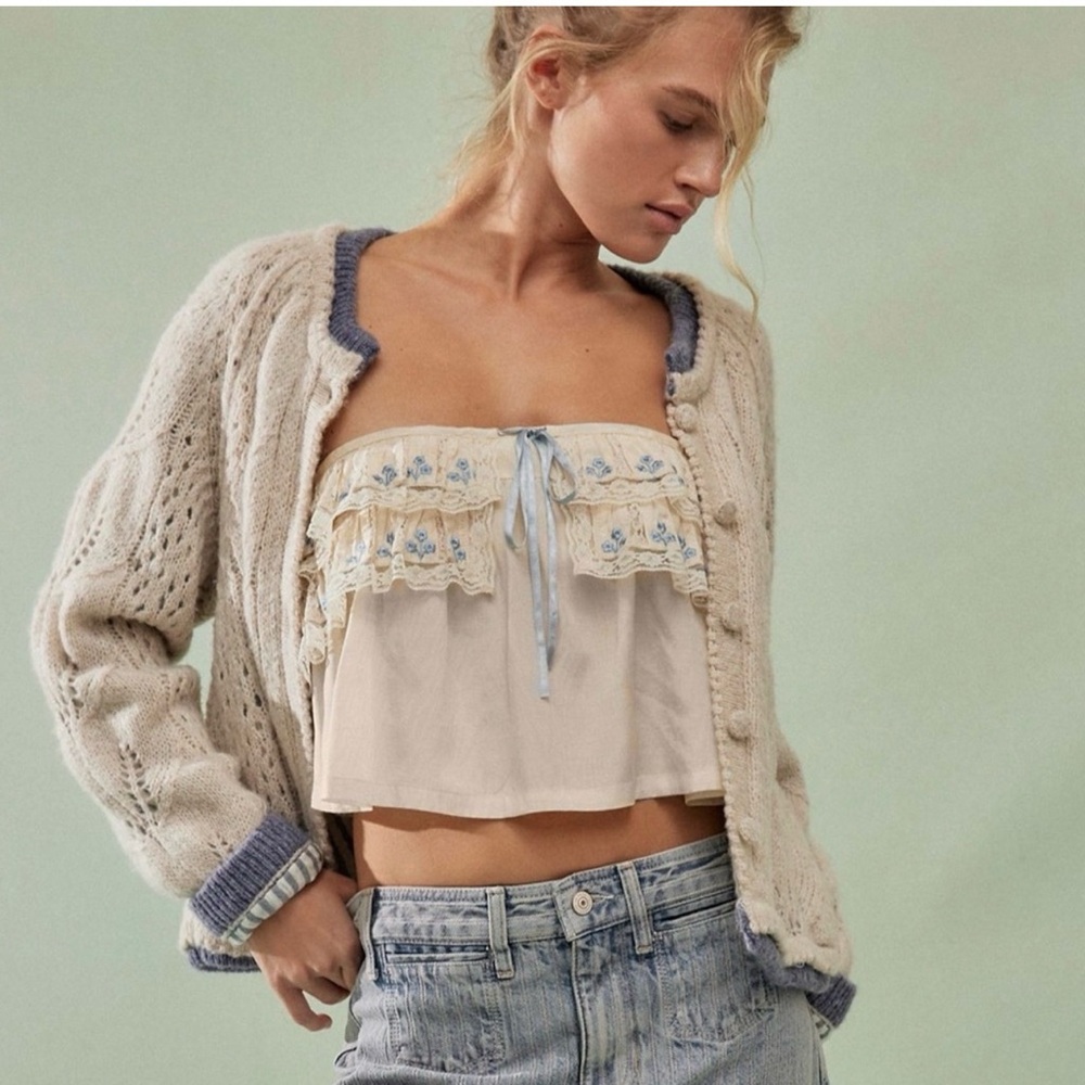 NWT Free People Tailia Tube Top size M - Picture 2 of 5